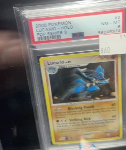 2008 Pokémon POP Series 8 #2 Lucario Holo — front