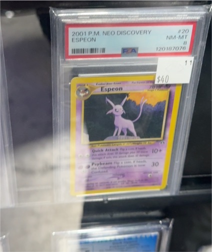 2001 Pokemon Neo Discovery #20 Espeon — front
