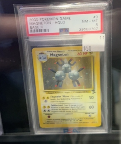 2000 Pokémon Game Base II #9 Magneton Holo — front