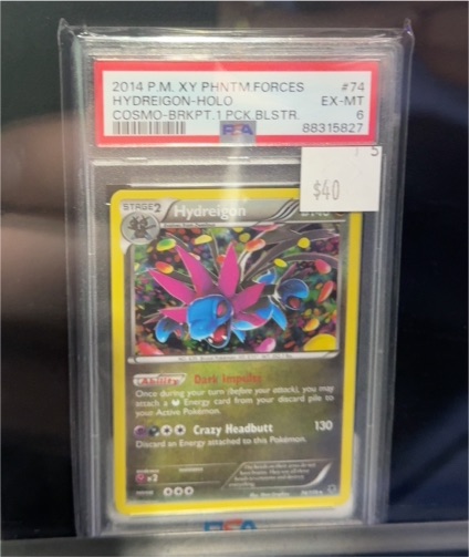 2014 Pokémon XY Phantom Forces #74 Hydreigon COSMO BRKPT. 1 PCK BLSTR — front