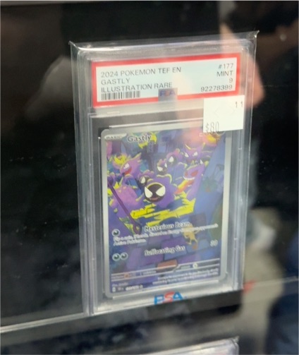 2024 Pokémon TEF EN Illustration Rare #177 Gastly — front