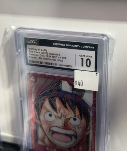2022 One Piece Premium Card Collection P-022 Monkey D. Luffy — front