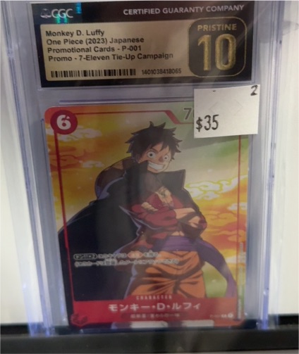 One Piece (2023) #P-001 Monkey D. Luffy — front