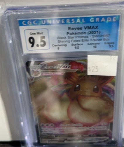 2021 Pokémon Black Star Promos Eevee VMAX SWSH087 — front