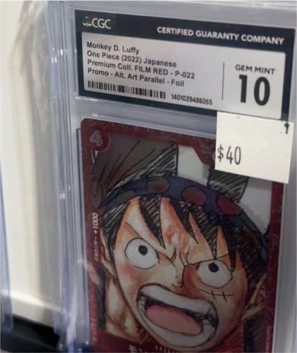 One Piece Premium Card Collection FILM RED P-022 Monkey D. Luffy — front
