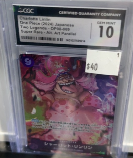 2024 One Piece OP08-069 Charlotte Linlin Two Legends Super Rare Alternate Art Parallel — front