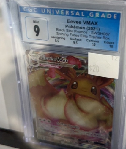 2021 Pokémon Black Star Promos Eevee VMAX SWSH087 — front