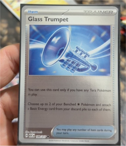 2024 Pokémon Ascended Heroes #189 Glass Trumpet — front
