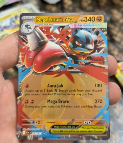 Mega Lucario EX 012 Pokémon TCG — front