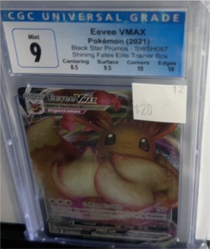 2021 Pokémon Black Star Promos #SWSH087 Eevee VMAX — front