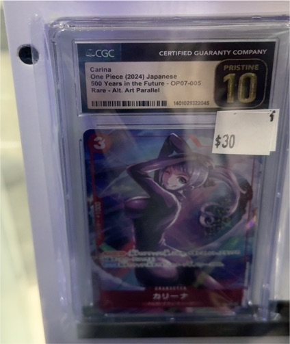 One Piece (2024) #OP07-005 Carina 500 Years in the Future Alternate Art — front