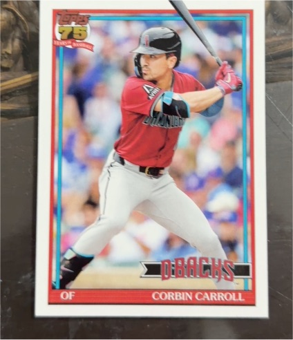 2026 Topps Series 1 #T91-58 Corbin Carroll — front