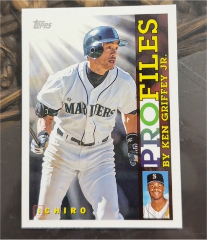 2026 Topps Series 1 #TP-12 Ichiro Profiles by Ken Griffey Jr — front