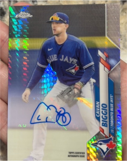 2020 Topps Chrome Update #USA-CBI Cavan Biggio — front