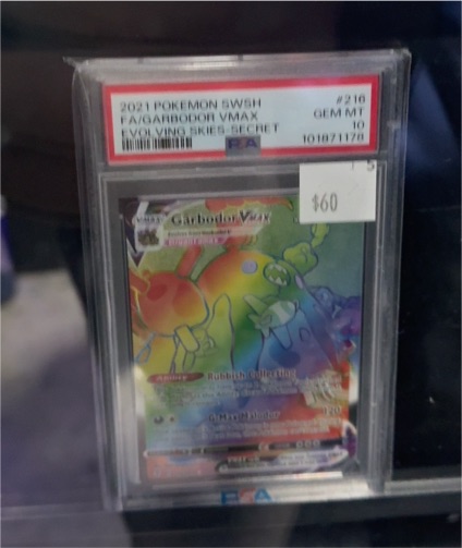 2021 Pokémon SWSH #216 Garbodor VMAX — front