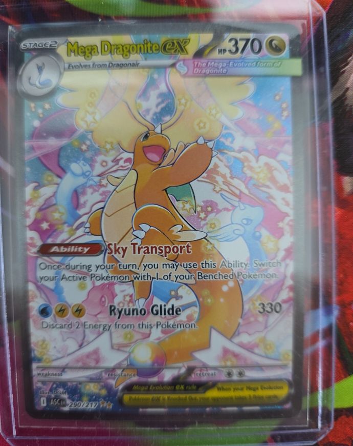 2022 Pokémon TCG Ascended Heroes #290 Mega Dragonite EX — front