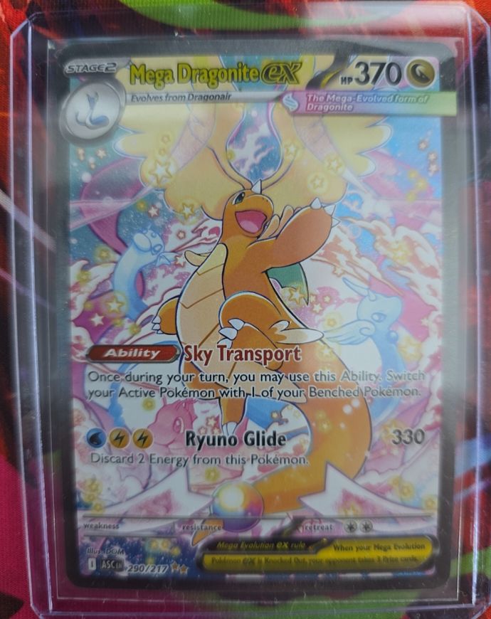 2022 Pokémon Ascended Heroes #290 Mega Dragonite EX — front