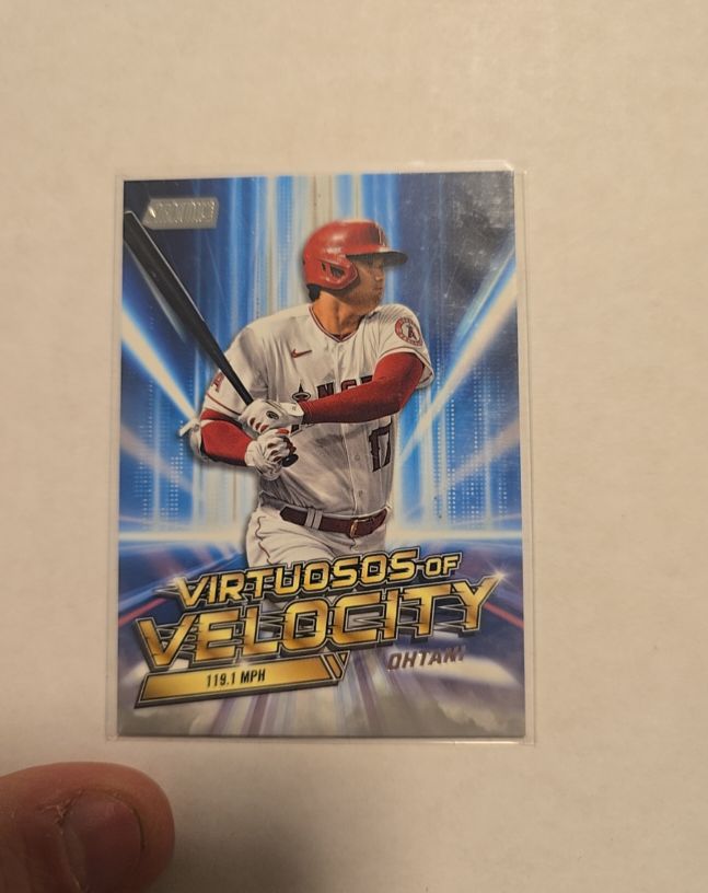 2023 Topps Stadium Club #VV-2 Shohei Ohtani Virtuosos of Velocity — front