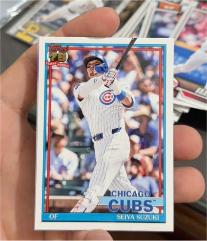 2026 Topps Series 1 1991 Topps #T91-37 Seiya Suzuki Cubs — front