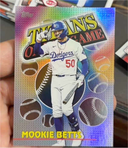 2026 Topps Series 1 #TOG-8 Mookie Betts Titans of the Game — front