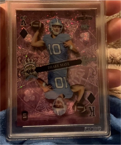 2023 Wild Card 5 Card Draw #SD-DM Drake Maye — front