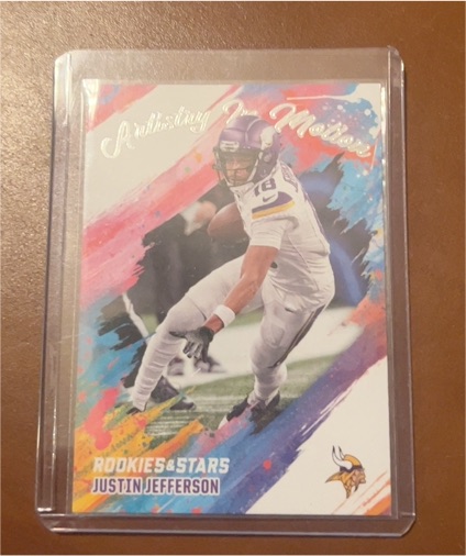 2025 Panini Rookies & Stars Artistry In Motion #13 Justin Jefferson — front