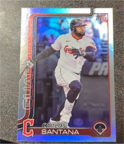 2025 Topps Update Series #US148 Carlos Santana — front