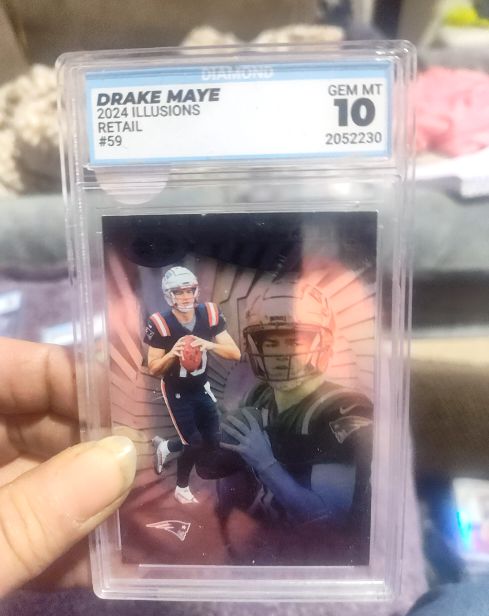 2024 Panini Illusions #59 Drake Maye — front
