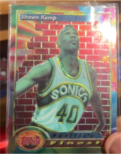 1993-94 Topps Finest #123 Shawn Kemp — front