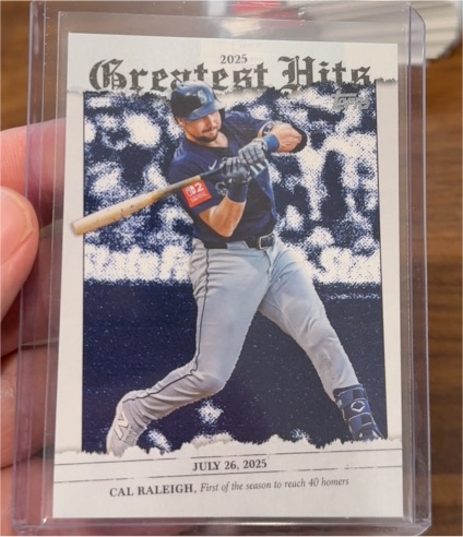 2026 Topps Series 1 #GH-8 Cal Raleigh Greatest Hits — front