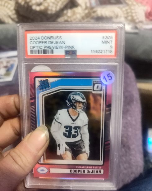 2024 Donruss #305 Cooper DeJean Optic Preview Pink — front