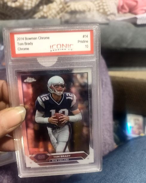 2014 Bowman Chrome #14 Tom Brady — front