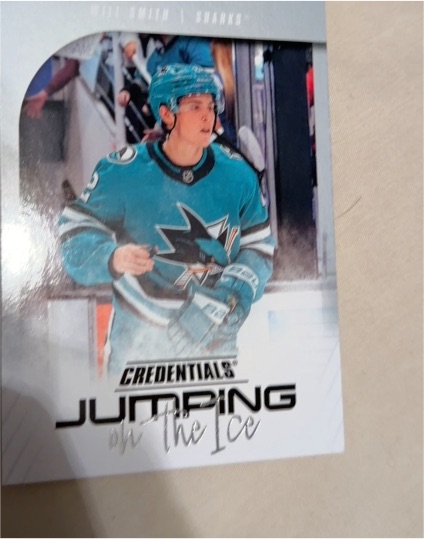 2024-25 Upper Deck Credentials Jumping on the Ice #JI-WS Will Smith — front