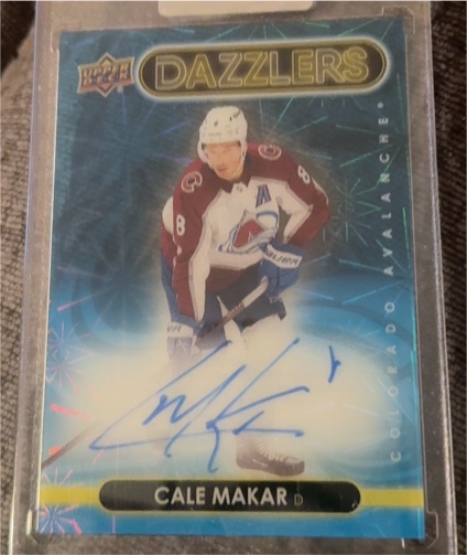 2021-22 Upper Deck Dazzlers #DZ-14 Cale Makar — front