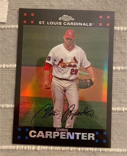2007 Topps Chrome #103 Chris Carpenter — front