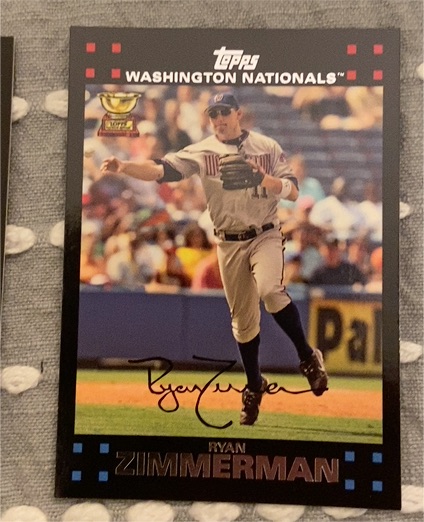 2007 Topps #600 Ryan Zimmerman — front