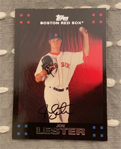2007 Topps #383 Jon Lester Boston Red Sox — front