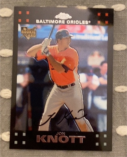 2007 Topps Chrome #282 Jon Knott — front