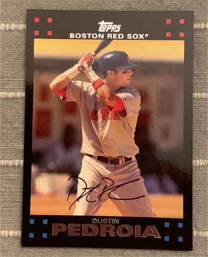 2007 Topps #578 Dustin Pedroia — front