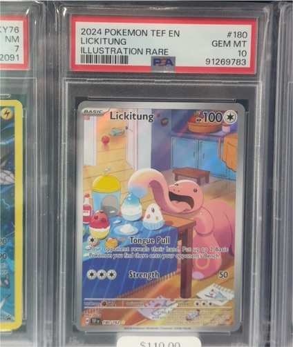 2024 Pokemon TEF EN #180 Lickitung Illustration Rare — front