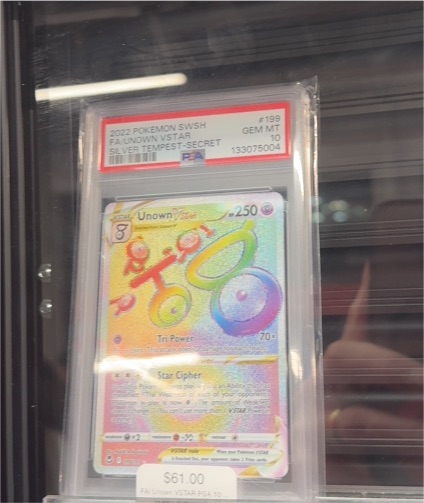 2022 Pokémon Silver Tempest #199 Unown VSTAR — front
