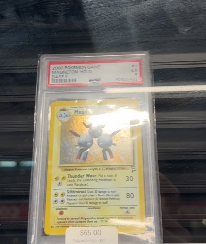 1999 Pokemon Base Set #9 Magneton Holo — front