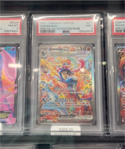 2024 Pokemon TCG Twilight Masquerade #214 Greninja EX Special Illustration Rare — front