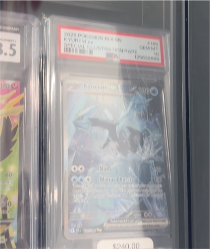 2025 Pokemon BLK EN Black Bolt Special Illustration Rare #165 Kyurem EX — front