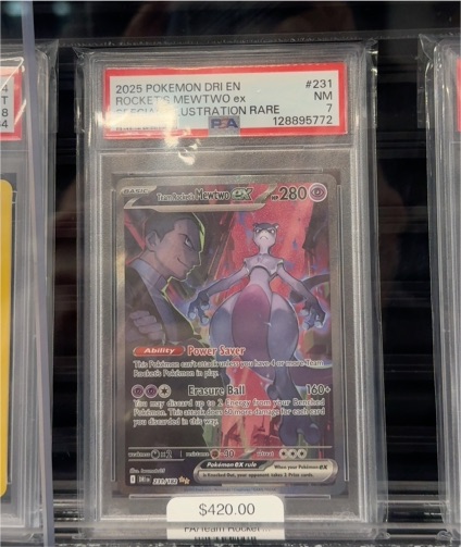 2025 Pokemon DRI EN Destined Rivals #231 Team Rocket's Mewtwo ex — front