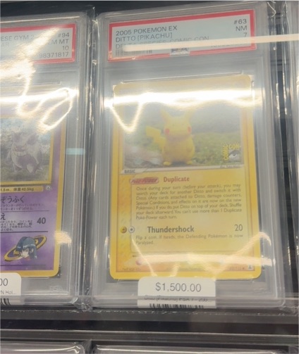 2005 Pokémon EX #63 Ditto [Pikachu] — front