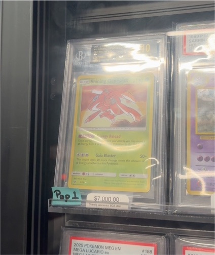 2017 Pokémon Sun & Moon Shining Legends #9 Shining Genesect — front