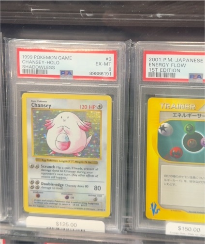 1999 Pokémon Game #3 Chansey Holo Shadowless — front
