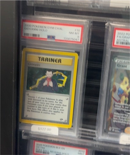 2000 Pokémon Gym Challenge #18 Giovanni Holo — front