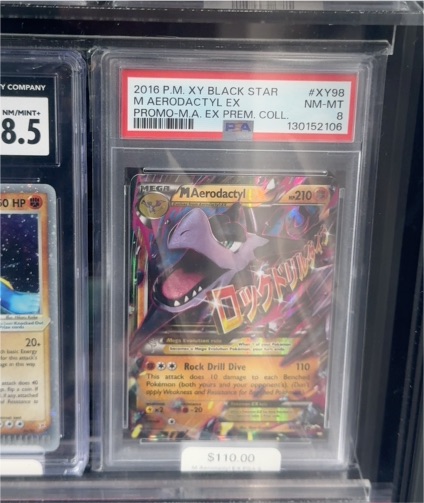 2016 Pokemon XY Black Star Promo #XY98 Mega Aerodactyl EX — front